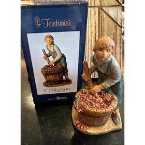 LE Fontanini 5" DIONYSIUS THE VINTNER Nativity Figurine 57112 Story Card & Box